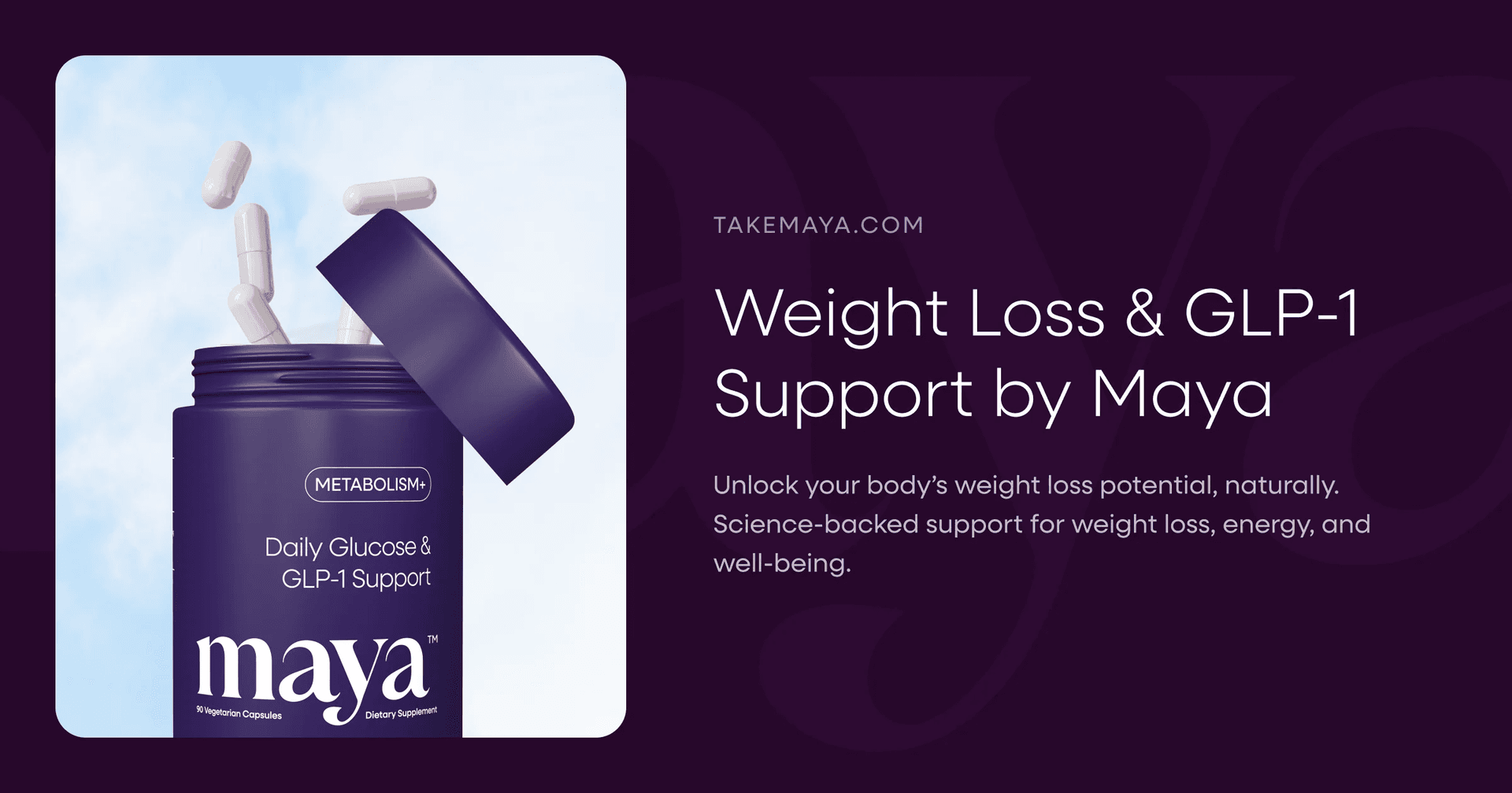 Introducing Maya: Natural Supplement Crafted with Doctors to Support Weight and Metabolism