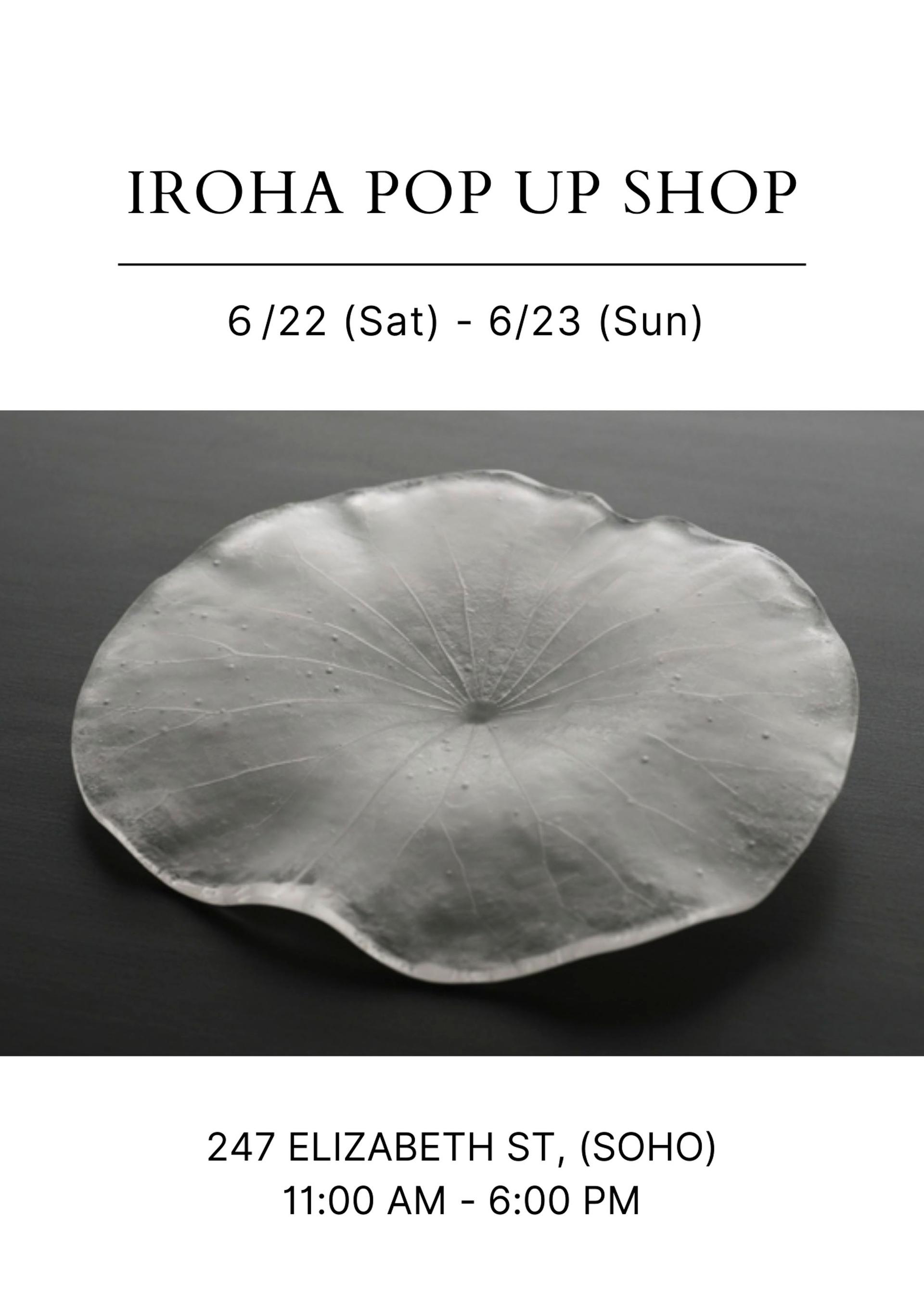 IROHA NYC Pottery Exhibition and Sales Event 'Stillness'