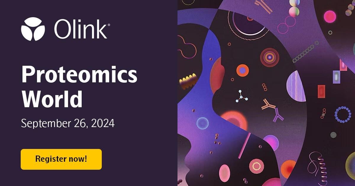 Olink Proteomics Announces the 'Olink Proteomics World' Virtual Conference: A Novel Platform Exploring the Latest Advancements in Proteomics and Proteogenomics