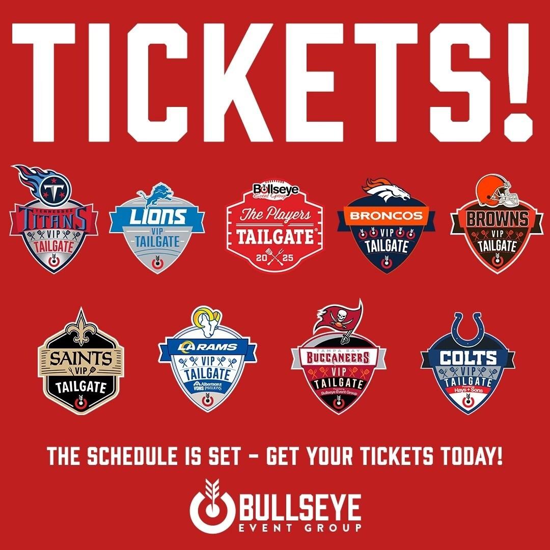 Bullseye Event Group Announces Pro Football VIP Tailgates Return for the 2024 Season in Eight Major Cities