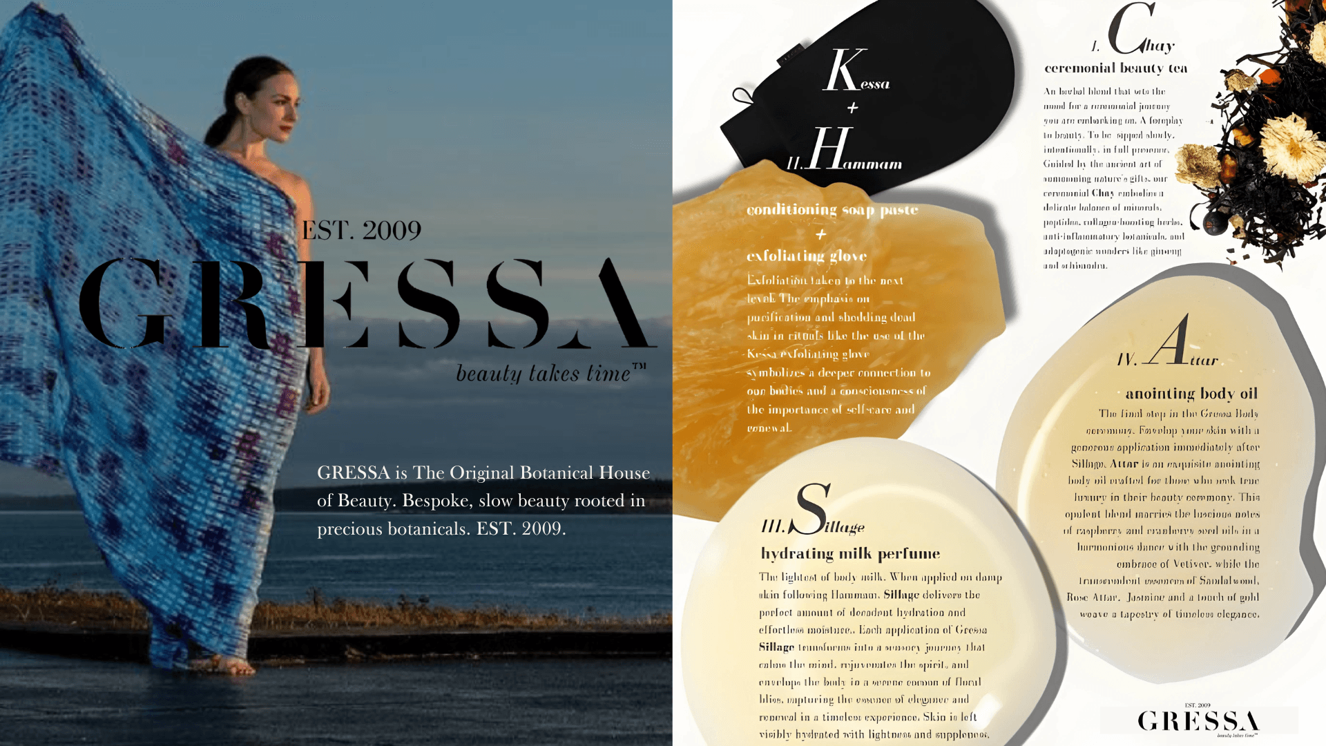 Gressa Celebrates 15 Years with Launch of the Art of Bathing Ritual Line